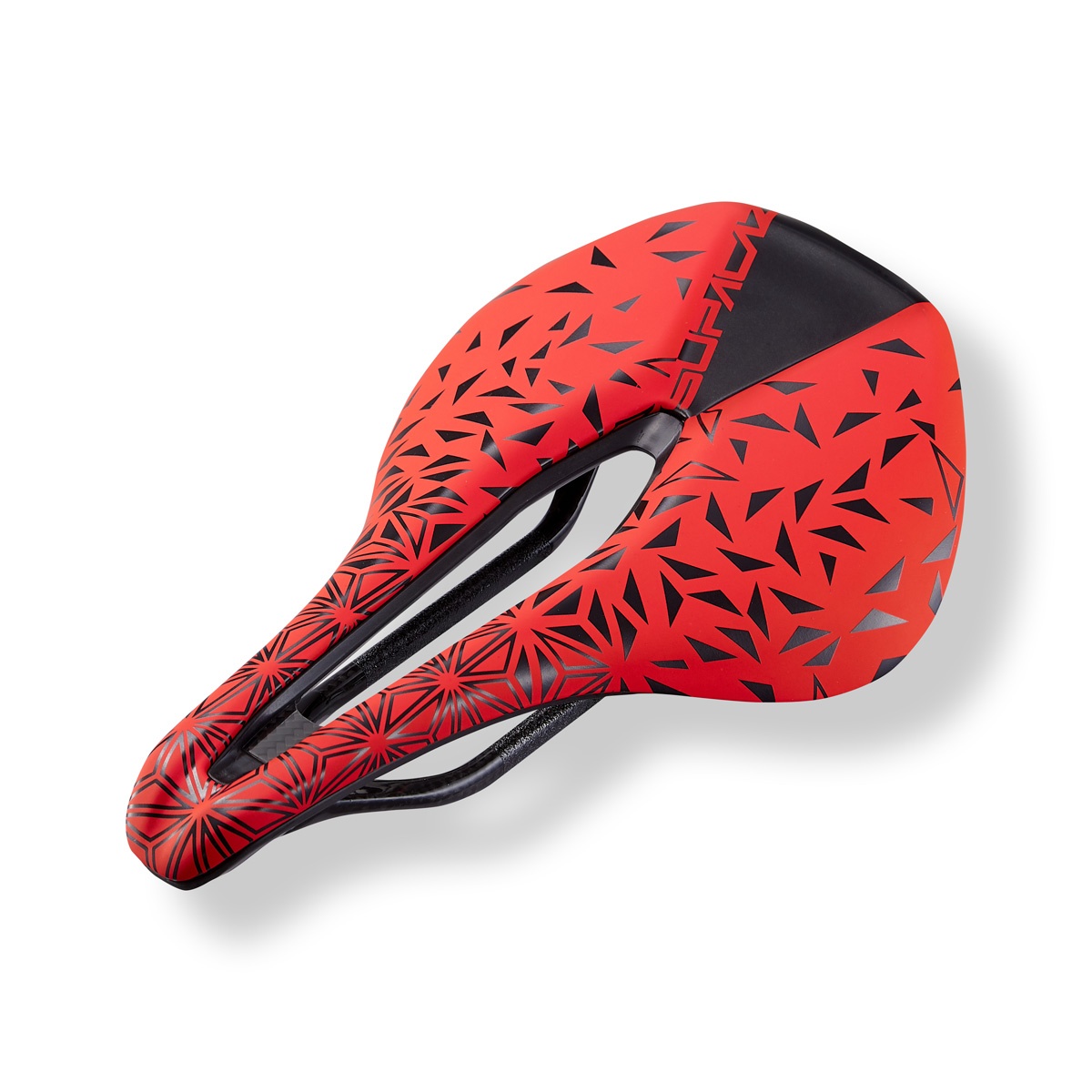 power-saddle-neon-red