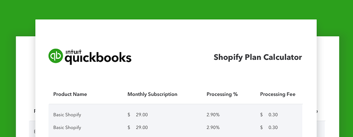 Shopify计划计算器